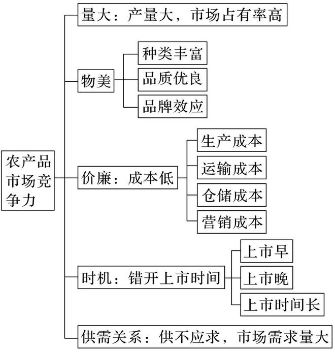 考地理 二轮微专题22 市场竞争力j9九游真人游戏第一平台2025高(图9)